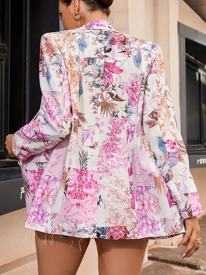 ELLIE - CHIC FLORAL PRINT BLAZER