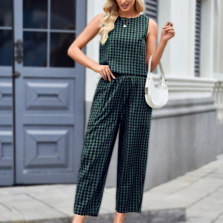 HARPER - CHECKED LOUNGE SET