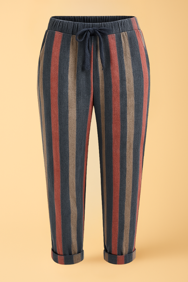 EMMA - COTTON-LINEN TROUSERS