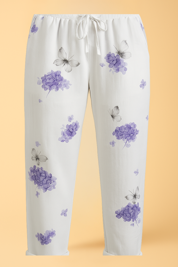 EMMA - COTTON-LINEN TROUSERS