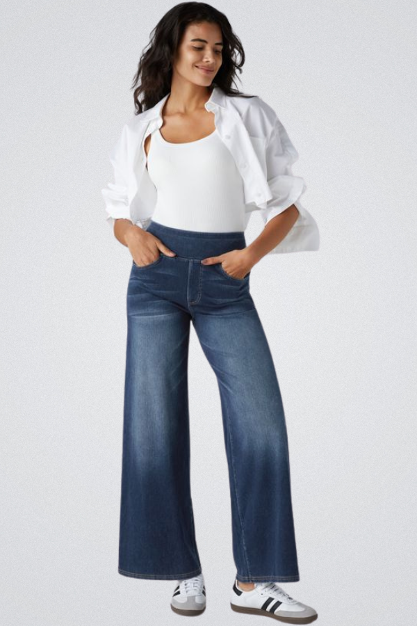 LUCY - HIGH WAIST WIDE LEG JEANS