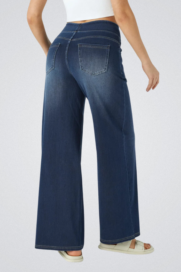 LUCY - HIGH WAIST WIDE LEG JEANS
