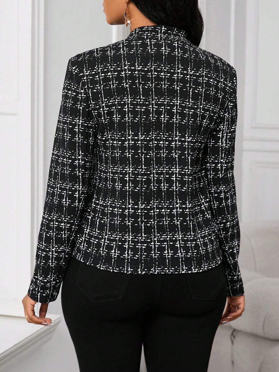 ELLIE - CHICH PLAID BLAZER