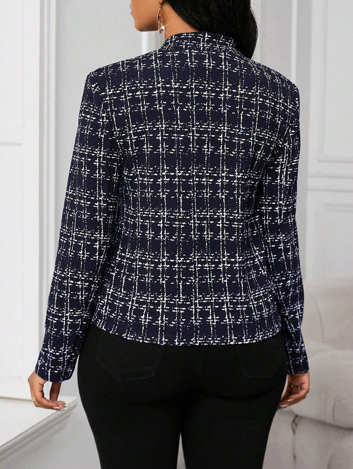 ELLIE - CHICH PLAID BLAZER