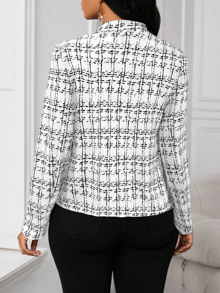 ELLIE - CHICH PLAID BLAZER