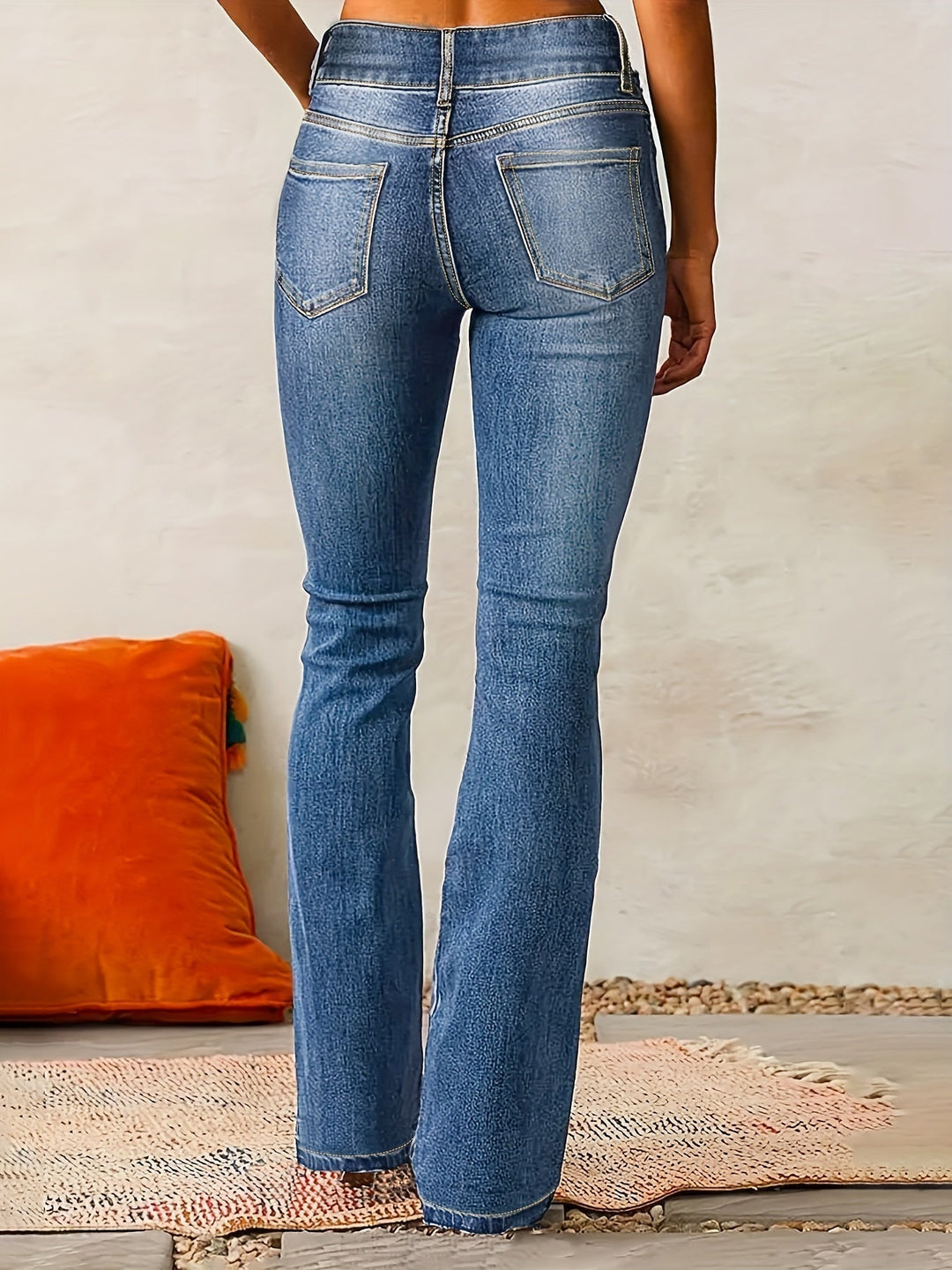 AYELLE - HIGH-WAIST FLARED JEANS