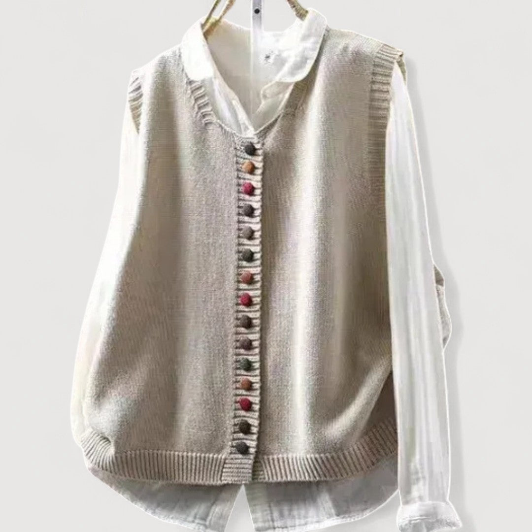 ALINA - CLASSIC KNITTED CARDIGAN