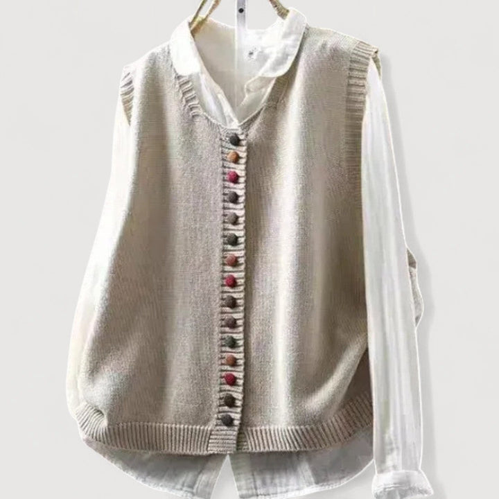 ALINA - CLASSIC KNITTED CARDIGAN