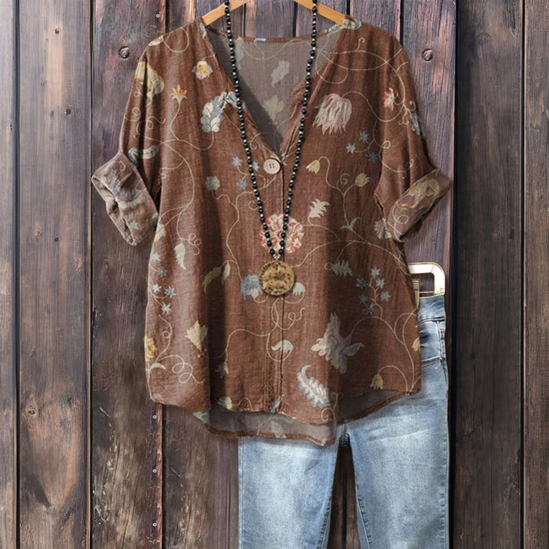 AVELINA - CASUAL VINTAGE BLOUSE