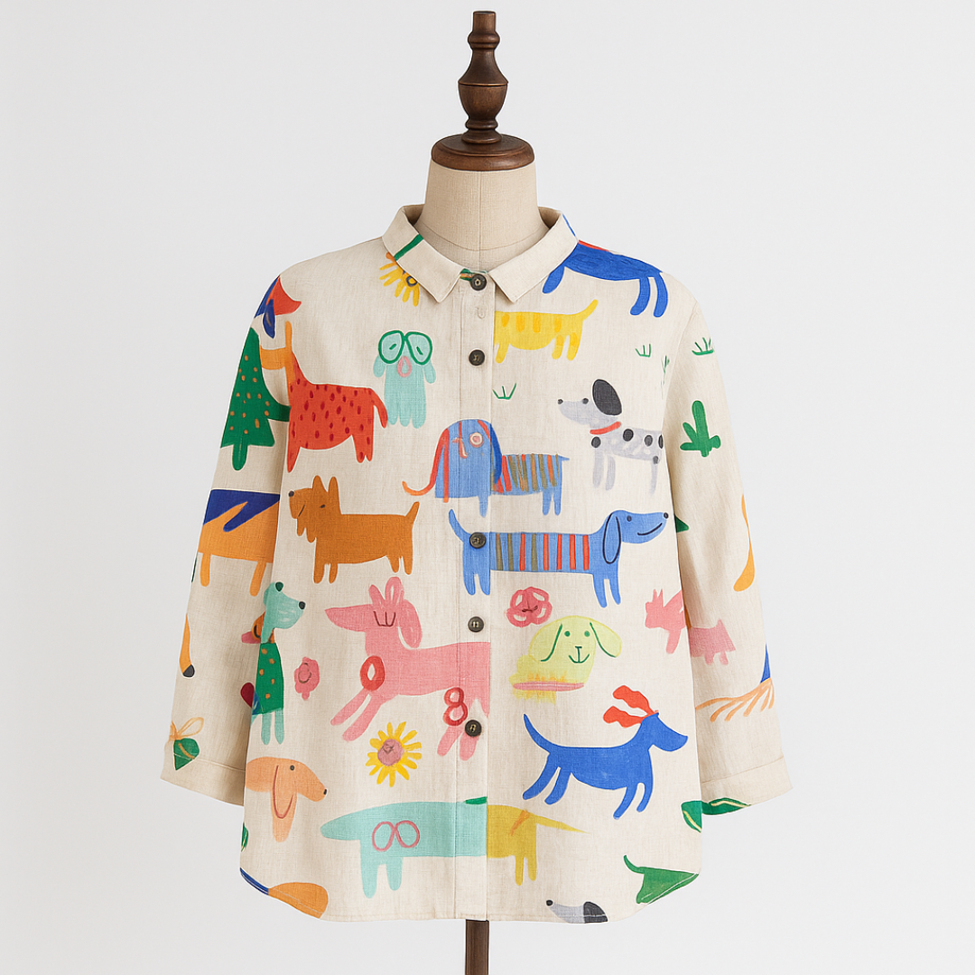 ELVA - STYLISH EVERYDAY PATTERNED SHIRT