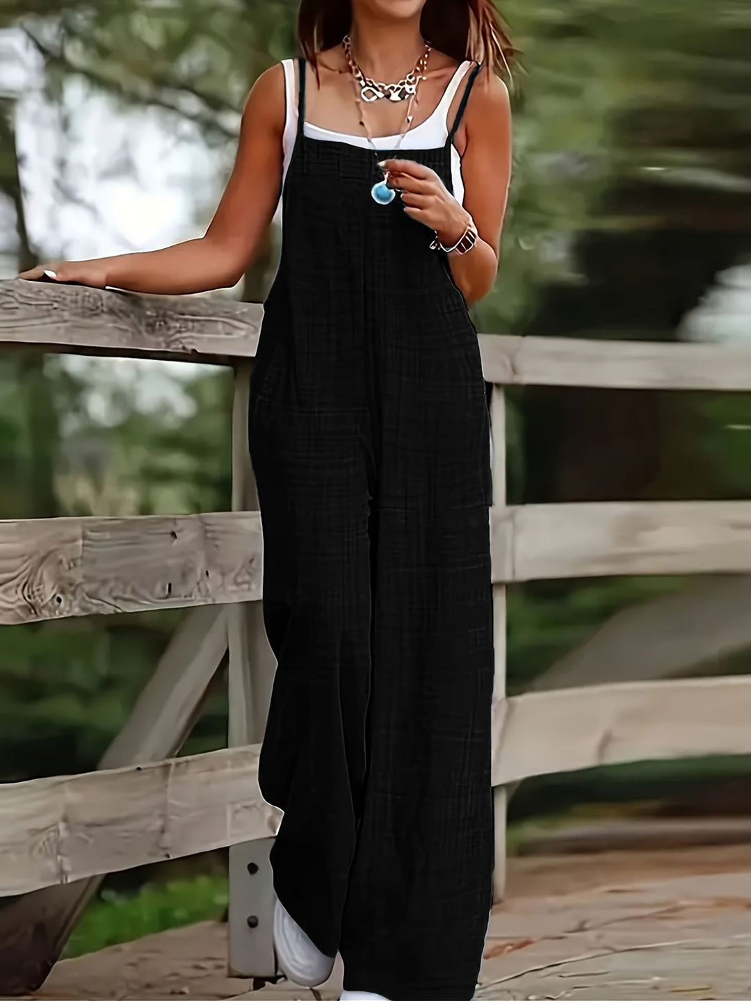 Patricia - Relaxed-Fit Wide-Leg Jumpsuit