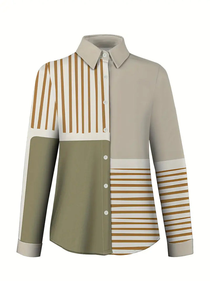 CERAVINE - GEOMETRIC BLOUSE