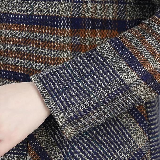 AUBREY - ELEGANT PLAID BLAZER