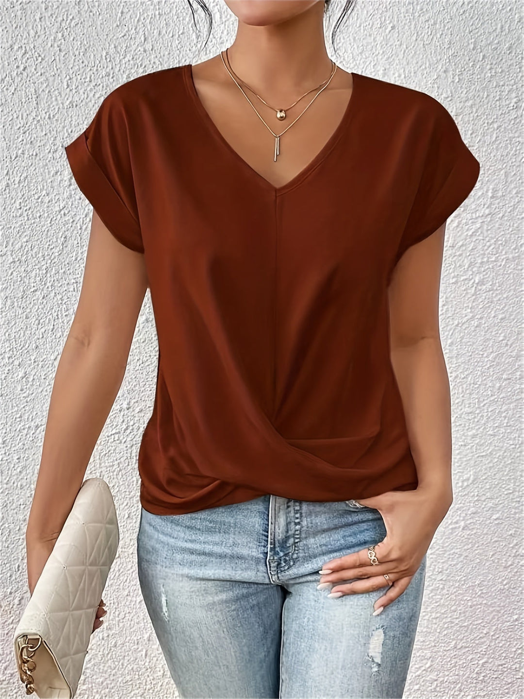 JUNIE - RELAXED SWEETHEART NECK TEE