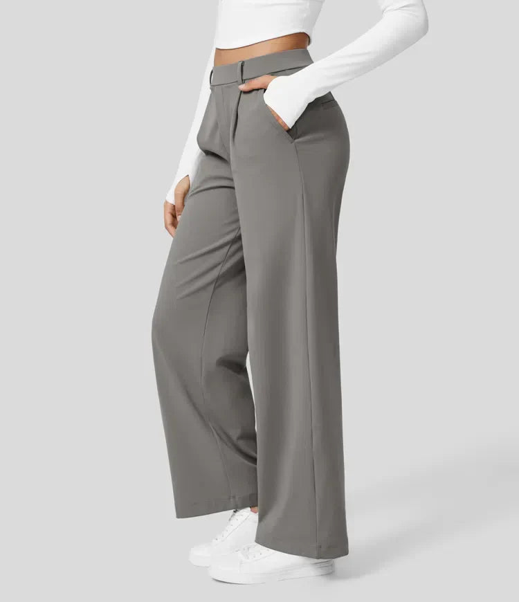 ROSÉ - HIGH-WISTED PANTS