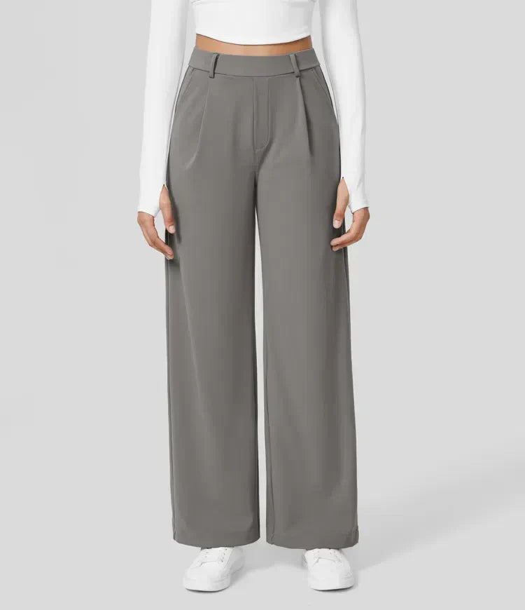 ROSÉ - HIGH-WISTED PANTS