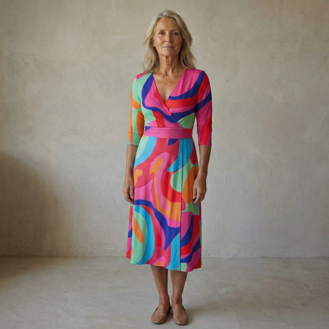 EMILY - LUXURY FLORAL DRESS