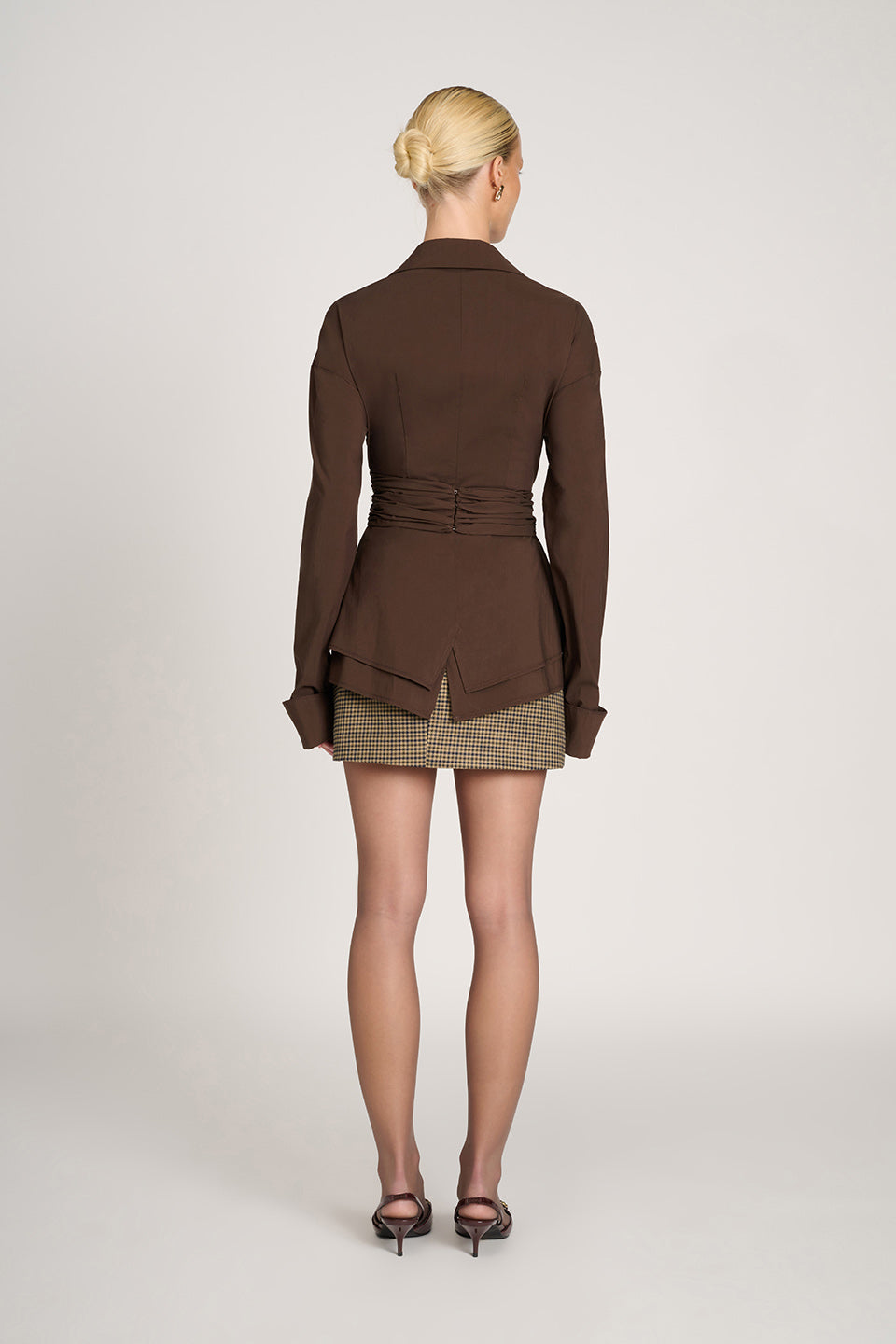 LIORA - TAILORED WRAP SHIRT