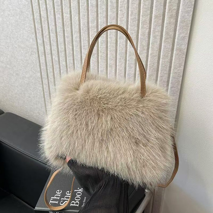 LIZZIE - Chic Mini Handbag with Grip Handle and Shoulder Strap
