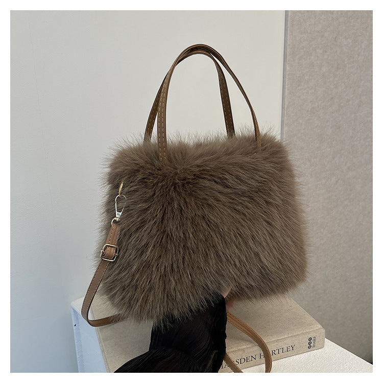 LIZZIE - Chic Mini Handbag with Grip Handle and Shoulder Strap