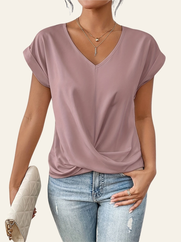 JUNIE - RELAXED SWEETHEART NECK TEE