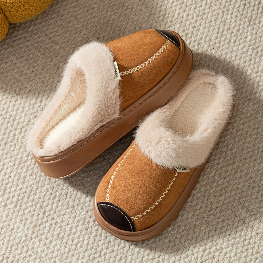 EVELYN - FUR-LINED SLIPPERS