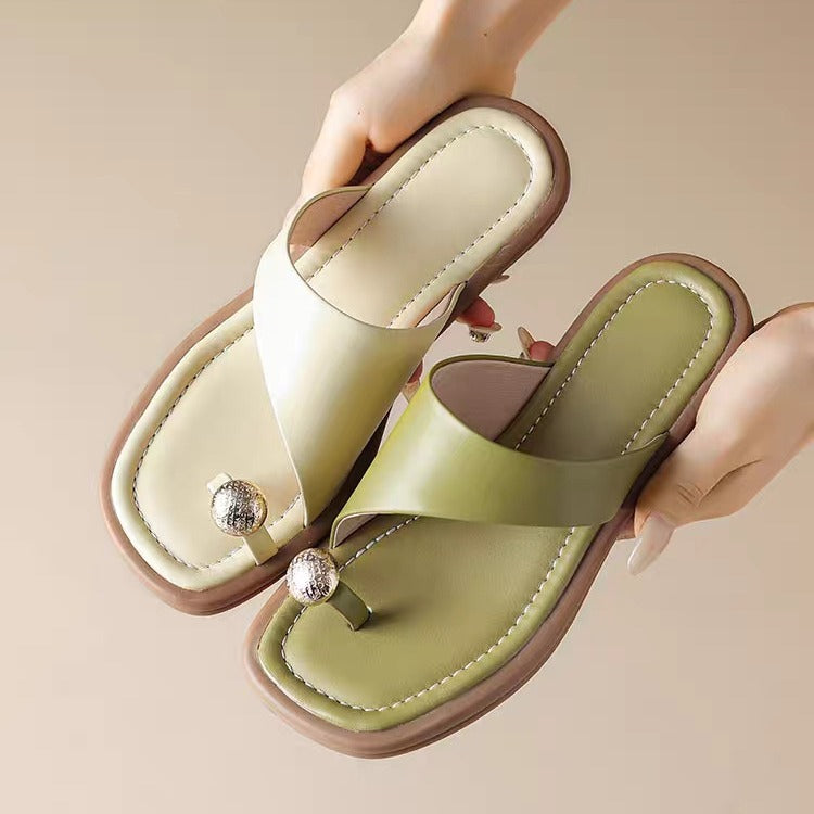 ROXY - LEATHER SANDALS