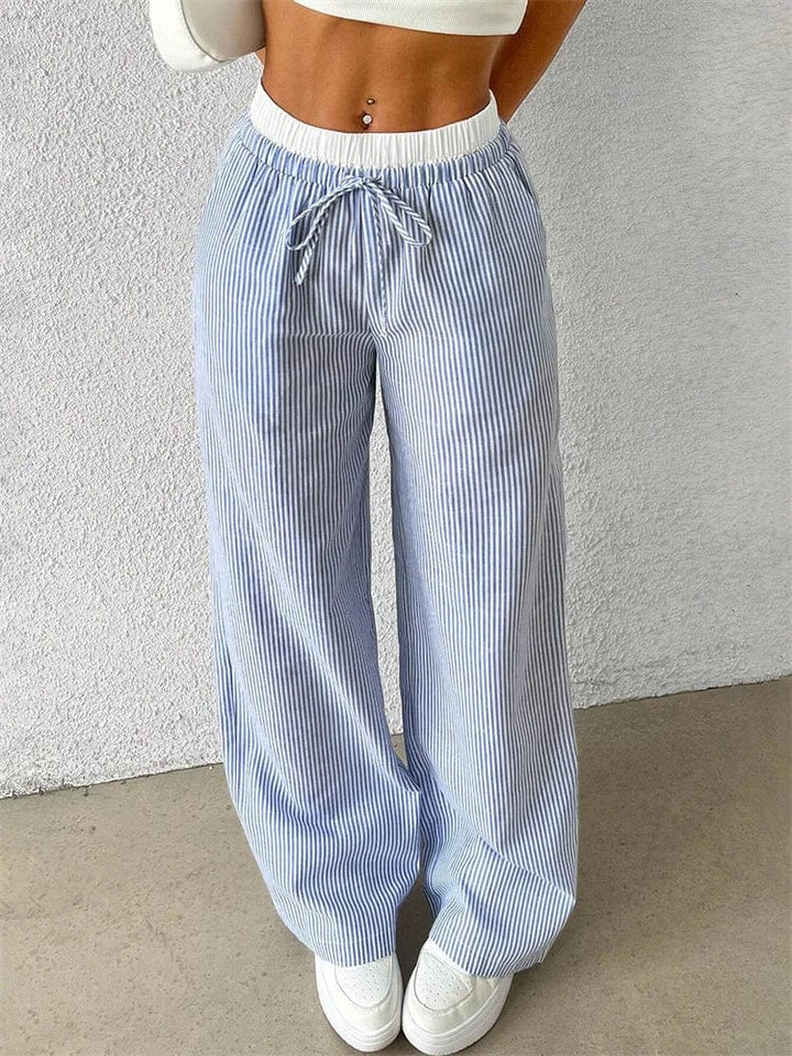 ROSA - VIBE DRIP STRIPED PANTS