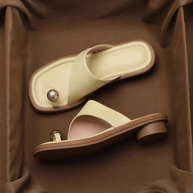 ROXY - LEATHER SANDALS
