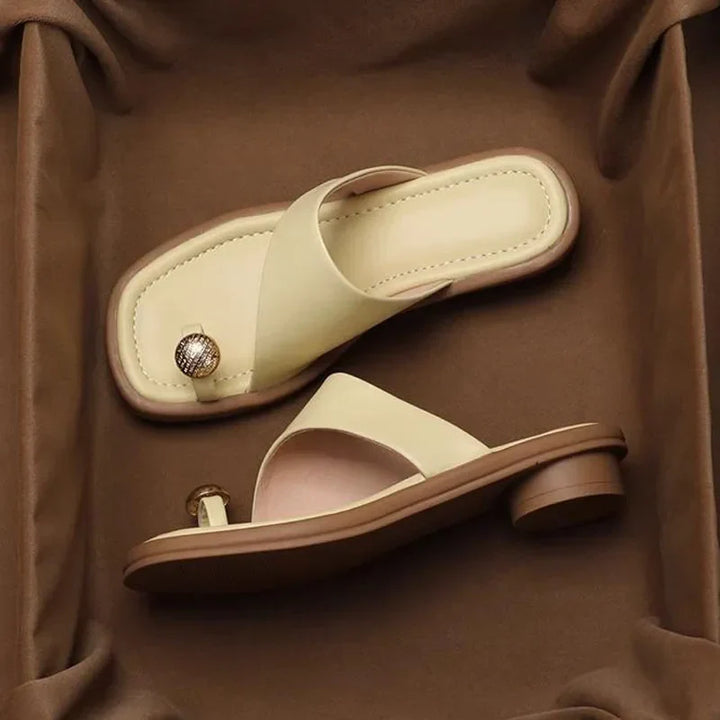 ROXY - LEATHER SANDALS