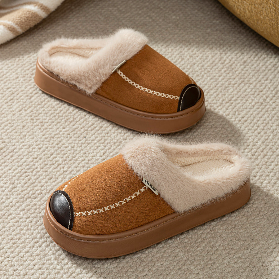 EVELYN - FUR-LINED SLIPPERS