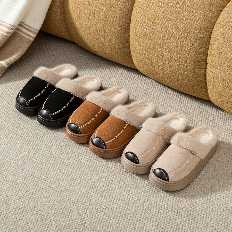 EVELYN - FUR-LINED SLIPPERS