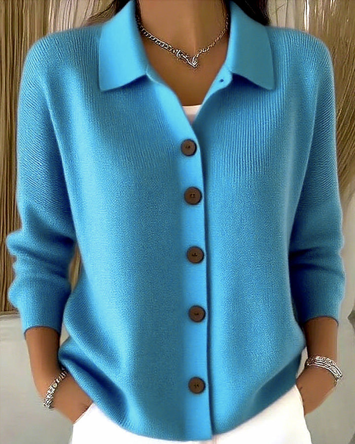 ELLY - CLASSIC CASUAL BUTTON KNIT CARDIGAN