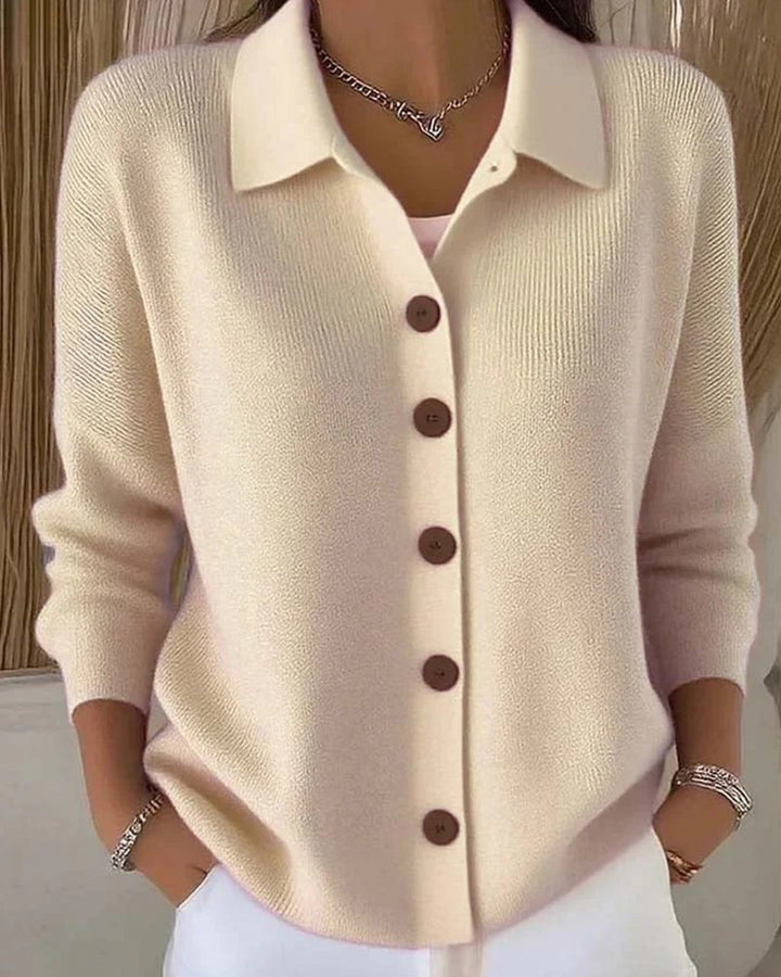ELLY - CLASSIC CASUAL BUTTON KNIT CARDIGAN