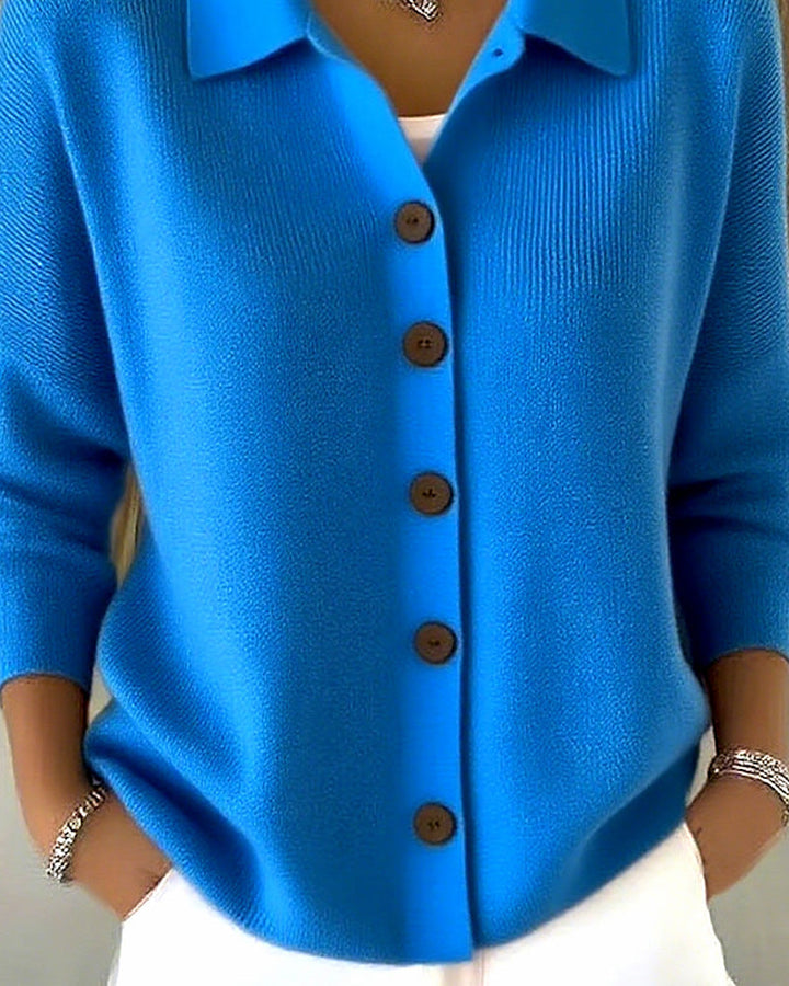 ELLY - CLASSIC CASUAL BUTTON KNIT CARDIGAN