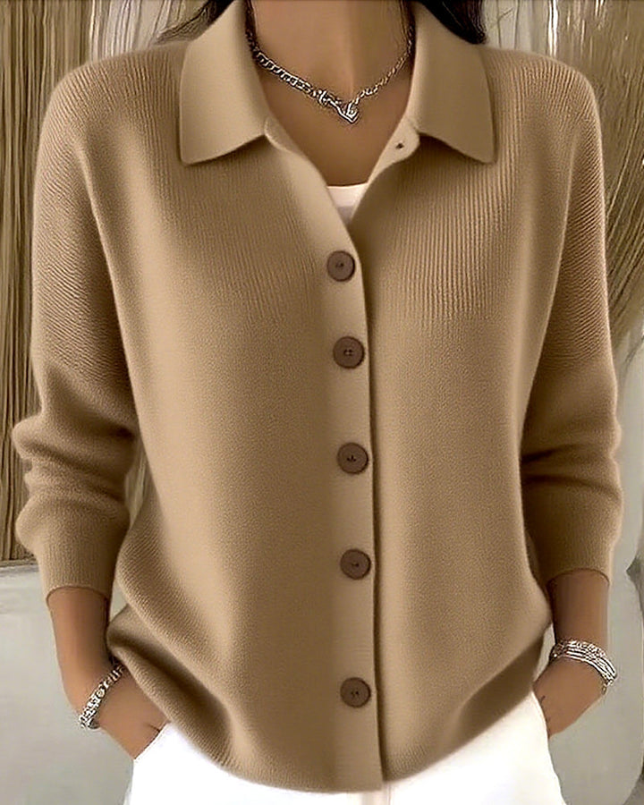 ELLY - CLASSIC CASUAL BUTTON KNIT CARDIGAN