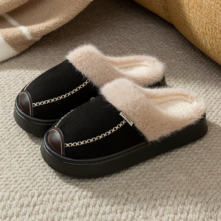 EVELYN - FUR-LINED SLIPPERS