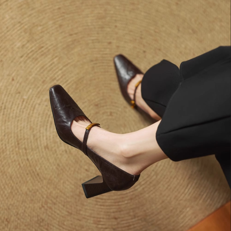 EMILY - GENUINE LEATHER HEELS