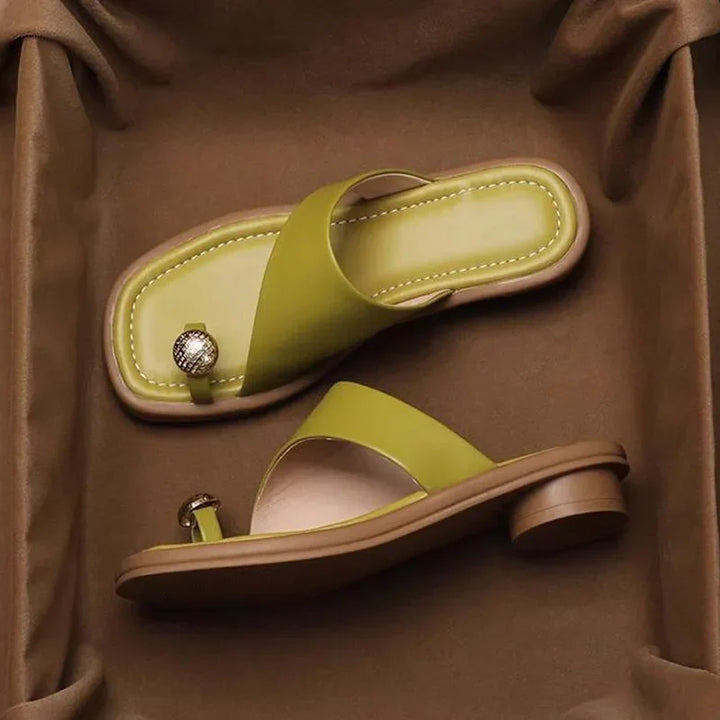 ROXY - LEATHER SANDALS