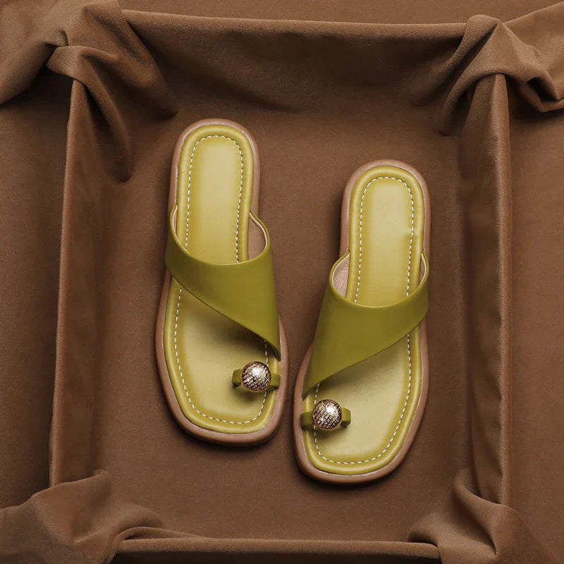 ROXY - LEATHER SANDALS