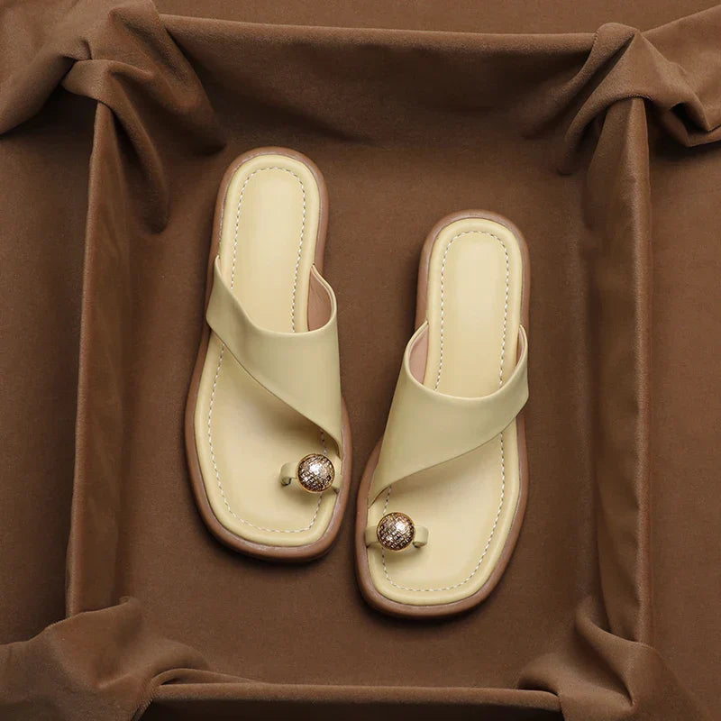 ROXY - LEATHER SANDALS
