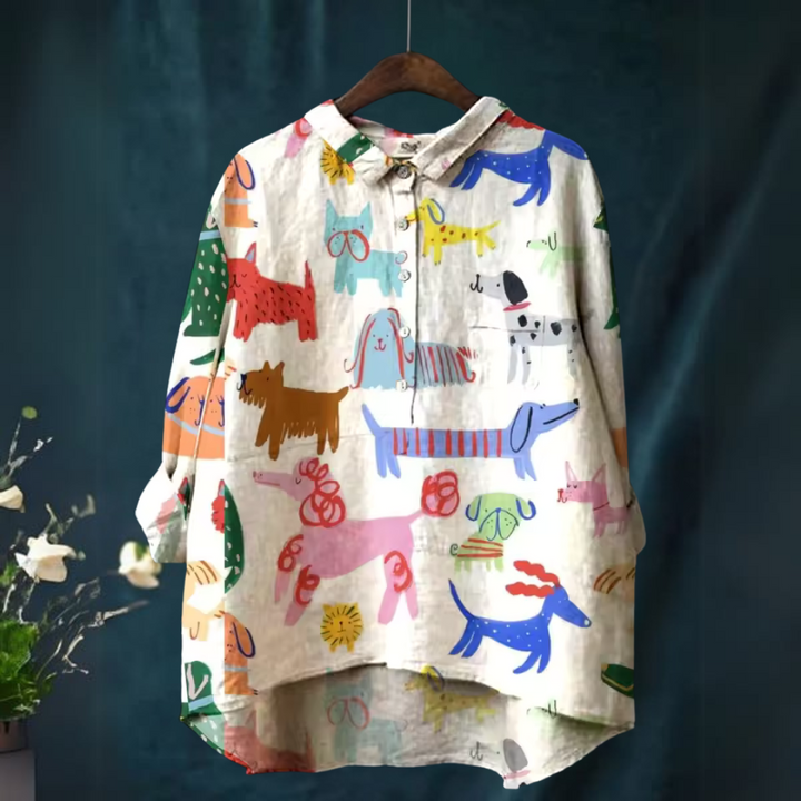 ELVA - STYLISH EVERYDAY PATTERNED SHIRT