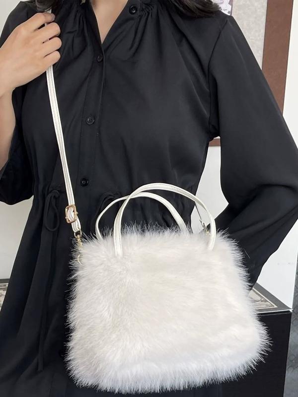 LIZZIE - Chic Mini Handbag with Grip Handle and Shoulder Strap