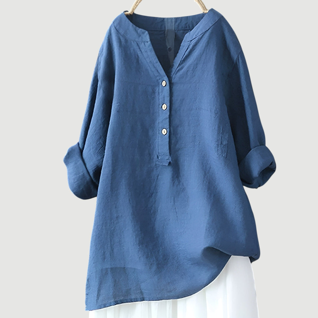 MARCELLINE - AIRY AND COMFORTABLE BUTTON-UP SHIRT