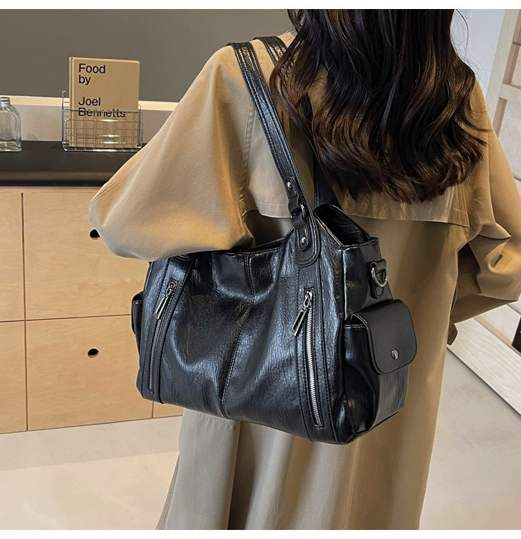 CIRELLE – LEATHER TOTE BAG