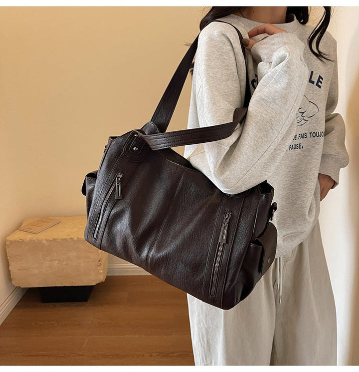 CIRELLE – LEATHER TOTE BAG
