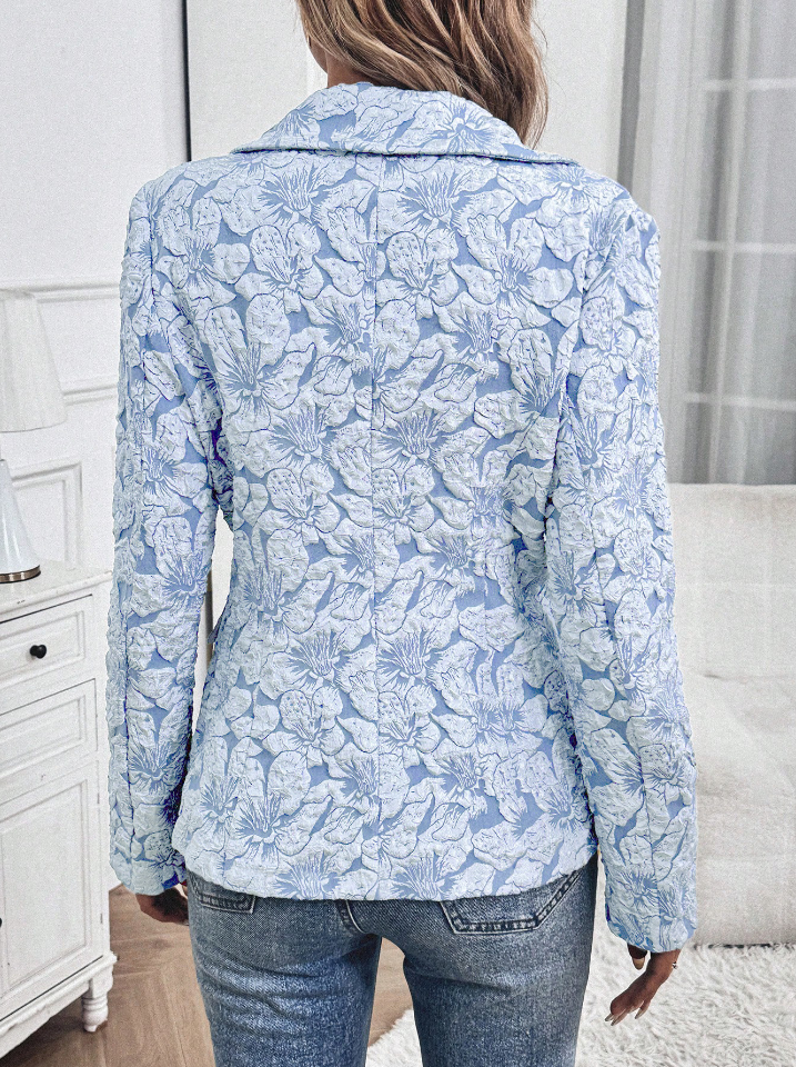 SCARLETT - STYLISH FLORAL PRINT BLAZER