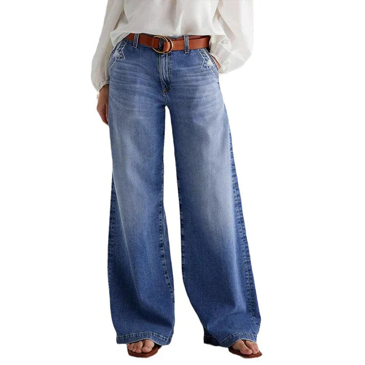 Paula – High-Waisted Wide-Leg Jeans