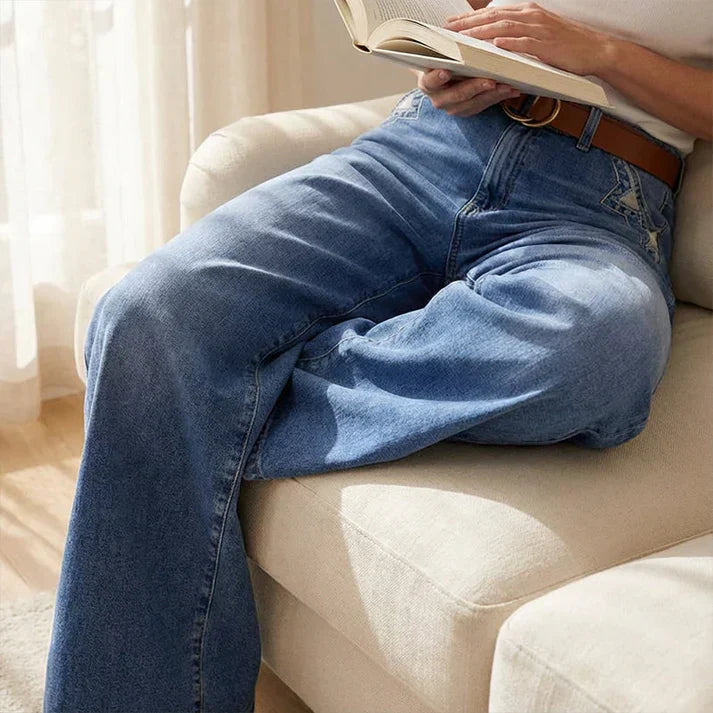 Paula – High-Waisted Wide-Leg Jeans