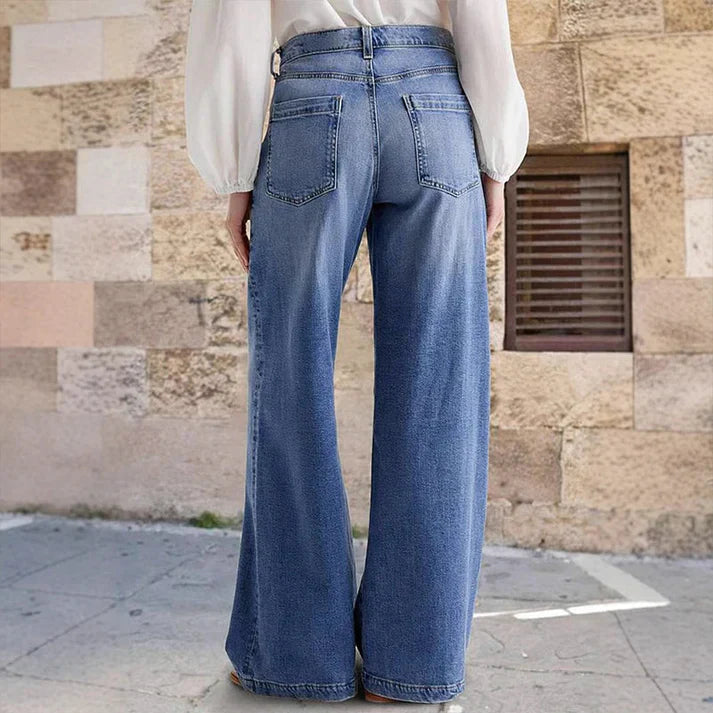 Paula – High-Waisted Wide-Leg Jeans